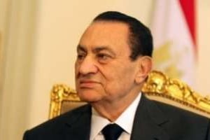 Hosni Moubarak le 8 février 2011 au Caire. © AFP
