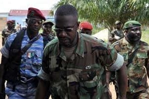 Ibrahim Coulibaly, dit général IB , le 19 avril 2011 à Abidjan. © AFP