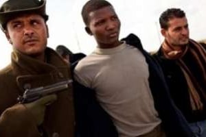 Un Subsaharien suspecté de faire partie des mercenaires pro-Kaddafi. © D.R.