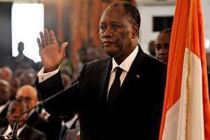 Pas moins de 200 V.I.P, dont 20 chefs d’Etat sont présents à l’investiture d’Alassane Ouattara. © AFP