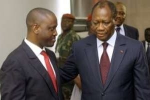 Guillaume Soro reste Premier ministre dans le gouvernement nommé par Alassane Ouattara. © AFP