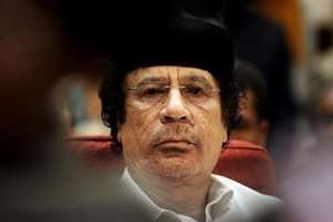 Mouammar Kaddafi est accusé d’avoir ordonné des viols massifs. © AFP