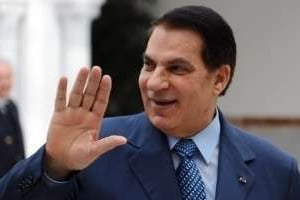 Ben Ali, le 22 décembre 2010 à Tunis. © AFP