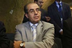 Mahmoud Jibril, Premier ministre du CNT libyen, le 17 juin 2011 à Naples. © Carlo Hermann/AFP