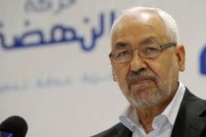 Le président d’Ennahda (Renaissance), Rached Ghannouchi, le 6 juin 2011 à Tunis. © AFP