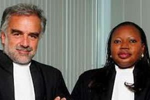 Le procureur de la CPI, Luis Moreno-Ocampo, et son adjointe, Fatou Bensouda. © D.R.