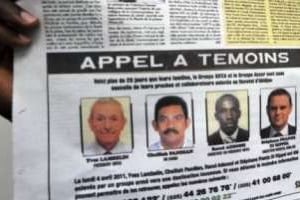 Appel à témoin concernant les quatre expatriés enlevés le 4 avril à Abidjan. © AFP