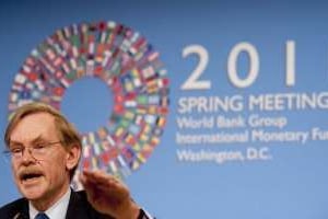 Le président de la Banque mondiale Robert Zoellick à Washington le 14 avril 2011. © Jim Watson/AFP