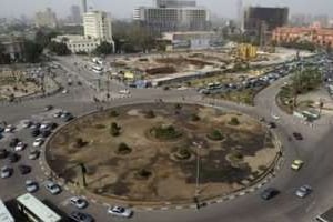 Vue de la place Tahrir du Caire. © Pedro Ugarte/AFP