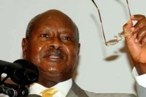 Le président ougandais Yoweri Museveni, le 2 juin 2011 à Kampala. © AFP