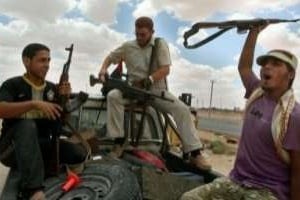 Des rebelles libyens, le 12 août 2011 à Tuarga. © AFP