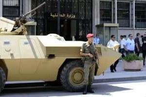 Le ministère de l’Intérieur, le 15 août 2011 à Tunis. © Fethi Belaid/AFP