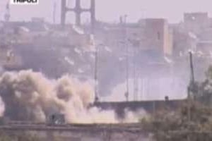 Les combats sont les plus violents depuis le début de la bataille de Tripoli. © Capture d’écran de Al-Jazira