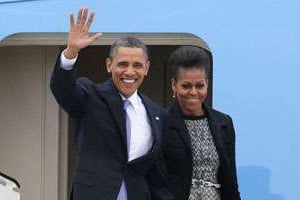 Barack Obama, lui-même métis, est le président d’une Amérique qui se rêve arc-en-ciel. © AFP