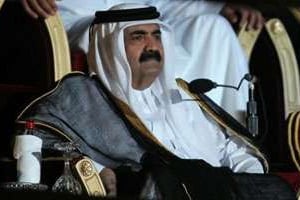 Hamad Bin Khalifa al Thani, émir du Qatar. © AFP