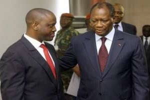 Guillaume Soro et Alassane Ouattara auront fort à faire pour se réconcilier avec le camp Gbagbo… © AFP