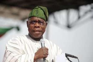 L’ex-président Olusegun Obasanjo, le 26 mars 2011. © AFP