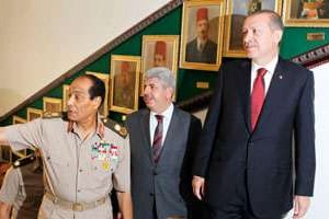 Recep Tayyip Erdogan le 13 septembre, au Caire. © Amr Nabil/Reuters