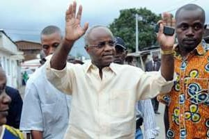 L’ancien Premier ministre gabonais Jean Eyeghe Ndong, en août 2009 à Libreville. © AFP