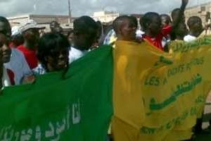 De très jeunes Mauritaniens sont à la pointe de la contestation contre le recensement. © D.R.