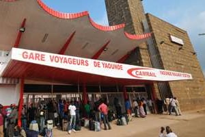 Les espaces d’accueil de la gare de Yaoundé ont été entièrement rénovés. © Renaud Vandermeeren pour J.A