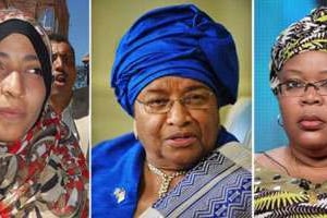De g à d, Tawakkul Karman, Ellen Johnson Sirleaf et Leymah Gbowee. © AFP