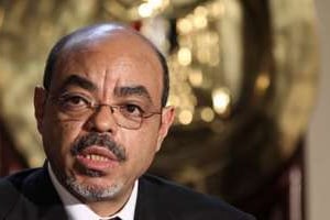 Le Premier ministre éthiopien Meles Zenawi au Caire le 17 septembre. © AFP