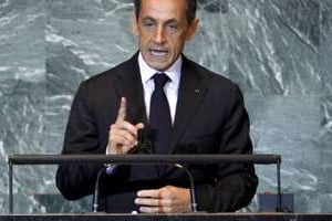 Nicolas Sarkozy souhaite créer une taxe sur les opérations financières en France et en Allemagne. © AFP