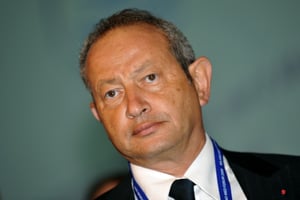 Le milliardaire Naguib Sawiris, fondateur d’Orascom Telecom. © AFP