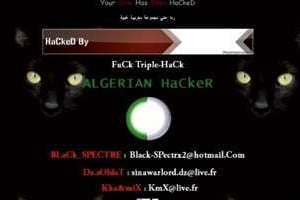 Un site marocain victime de l’attaque d’hackers algériens, le mardi 8 novembre 2011.