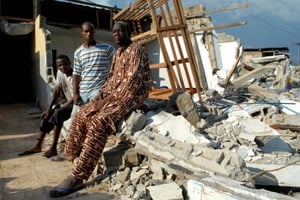 Opération « Libérez les trottoirs » au Gabon: des milliers de constructions détruites © AFP