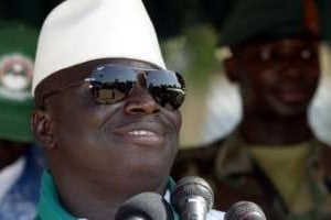 Yahya Jammeh : président de la gambie à vie ? © AFP