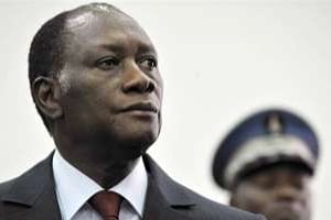 Alassane Ouattara appelle les 5 000 Ivoiriens réfugiés au Togo à revenir chez eux. © AFP