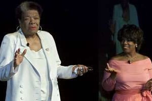 Maya Angelou et Oprah Winfrey. © Reuters