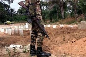 Un soldat sénégalais en Casamance. © AFP