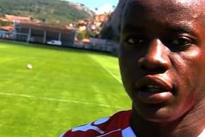 Edgar Salli, 19 ans, évolue en ligue 2 française à Monaco. © Capture d’écran vidéo Youtube de l’ASM