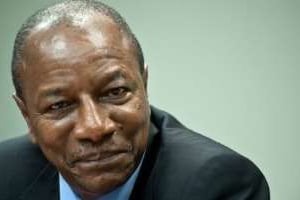 Le président guinéen Alpha Condé. © AFP