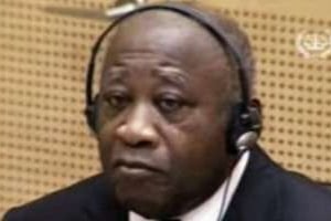 Laurent Gbagbo lors de sa première comparution à la CPI, le 5 décembre 2011. © CPI