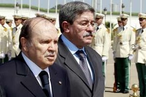 Abdelaziz Bouteflika et Ahmed Ouyahia, à Alger en septembre 2010. © Zohra Bensemra/Reuters