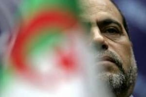 Bouguerra Soltani, le chef de file du parti islamiste algérien MSP, le 15 mai 2007. © AFP
