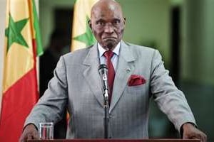 Abdoulaye Wade, président du Sénégal, brigue un troisième mandat. © AFP