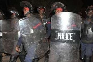 Des policiers sénégalais. © AFP