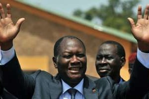 Alassane Ouattara, le nouveau président de la Cedeao © AFP