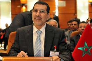 Le ministre marocain des Affaires étrangères Saad-Eddine El Othamni à Rabat, le 18 février 2012. © AFP