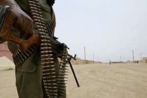 Un militaire malien dans le nord du pays. © AFP