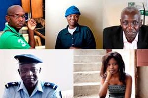 Des Sénégalais racontent pour qui et pourquoi ils voteront à la présidentielle du 26 février. © Émilie Régnier pour J.A.