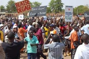 Manifestation à Ouagadougou le 30 avril 2011. © AFP