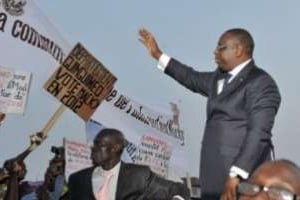 Macky Sall dirige la municipalité de Fatick depuis 2002. © AFP