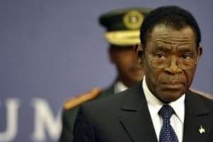 Le président Obiang Nguema a toujours dénoncé un « deux poids deux mesures » dans la controverse. © Eric Feferberg/AFP