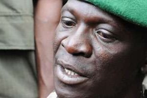 À 39 ans, le capitaine Amadou Haya Sanogo était jusque-là inconnu du grand public. © Habibou Kouyate/AFP